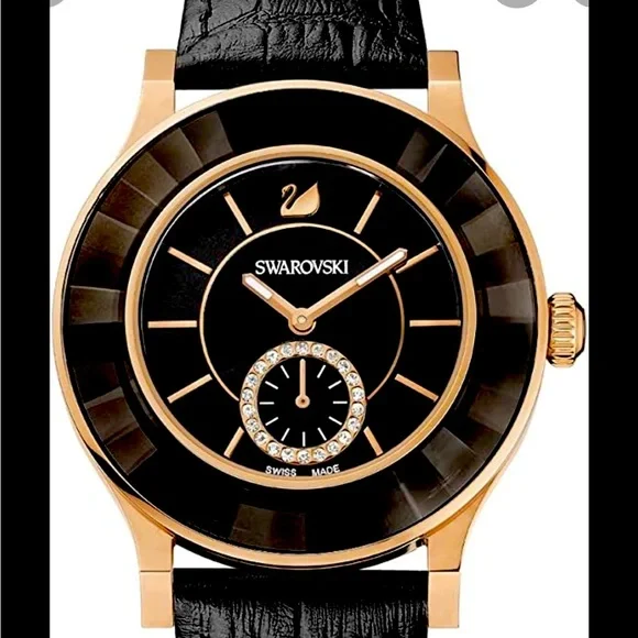 Swarovski | Accessories | Swarovski Octea Classica Black Rose Gold